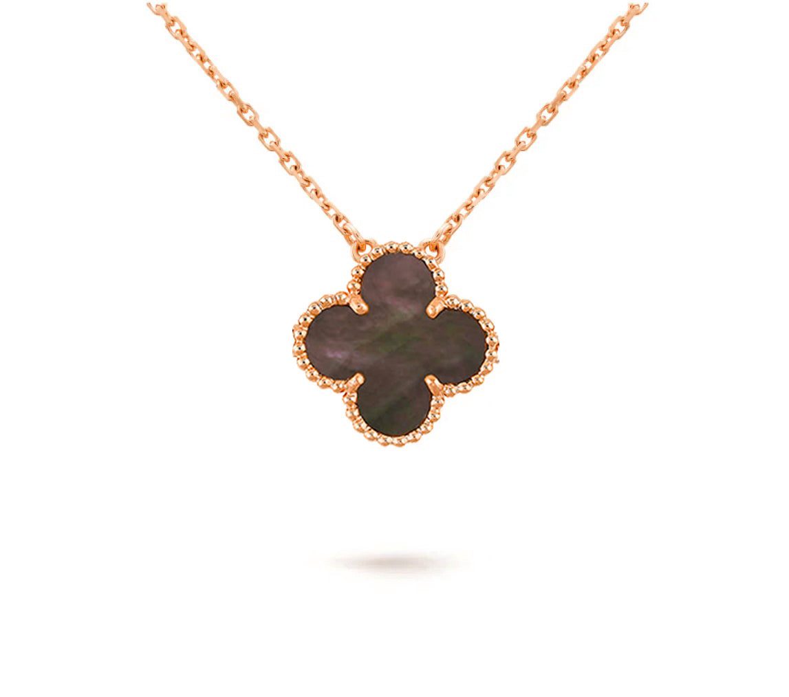 [Legend]15MM CLOVER FLOWER PENDANT NECKLACE COLLECTION