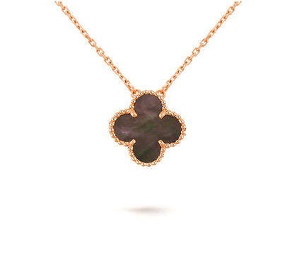 [Legend]15MM CLOVER FLOWER PENDANT NECKLACE COLLECTION