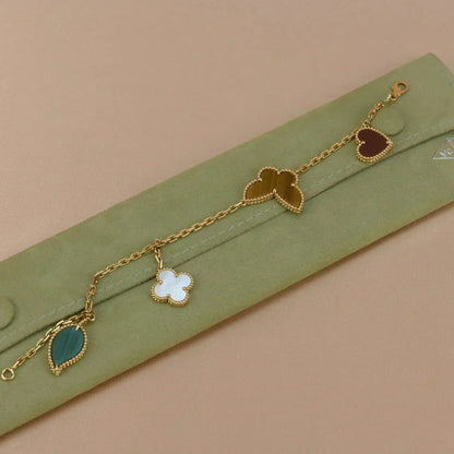 [Legend]LUCKY NATURE MULTI-CHARM BRACELET