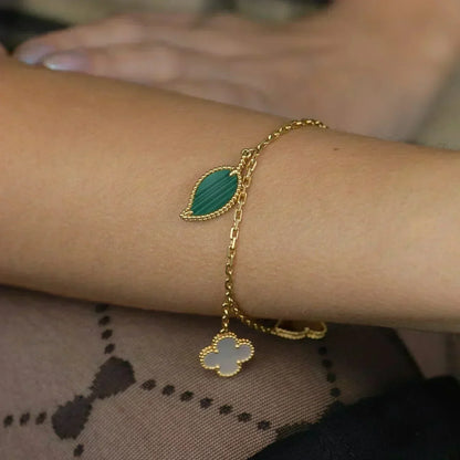 [Legend]LUCKY NATURE MULTI-CHARM BRACELET