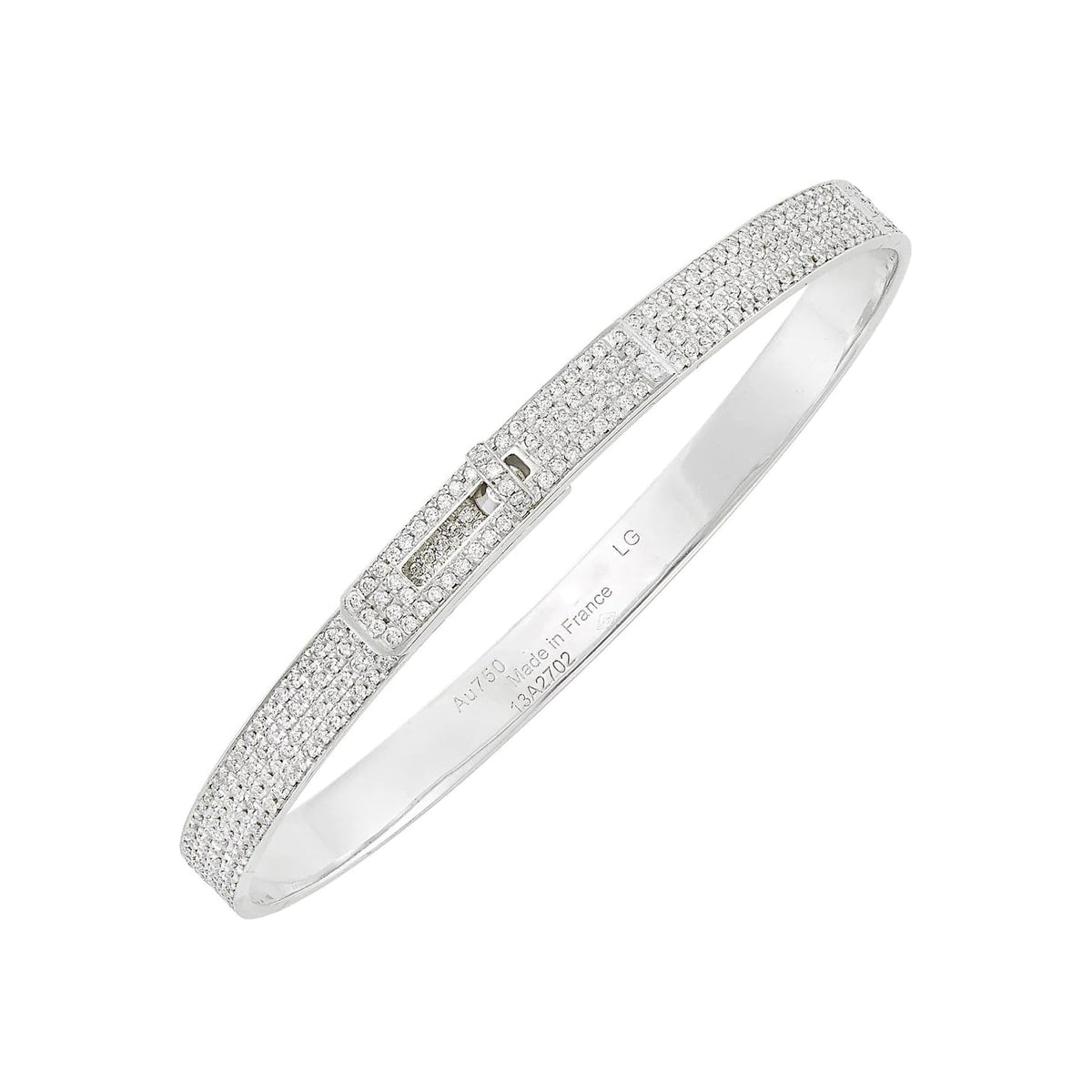 [Legend]HM KELLY BRACELET IN SILVER AND FULL PAVE DIAMOND