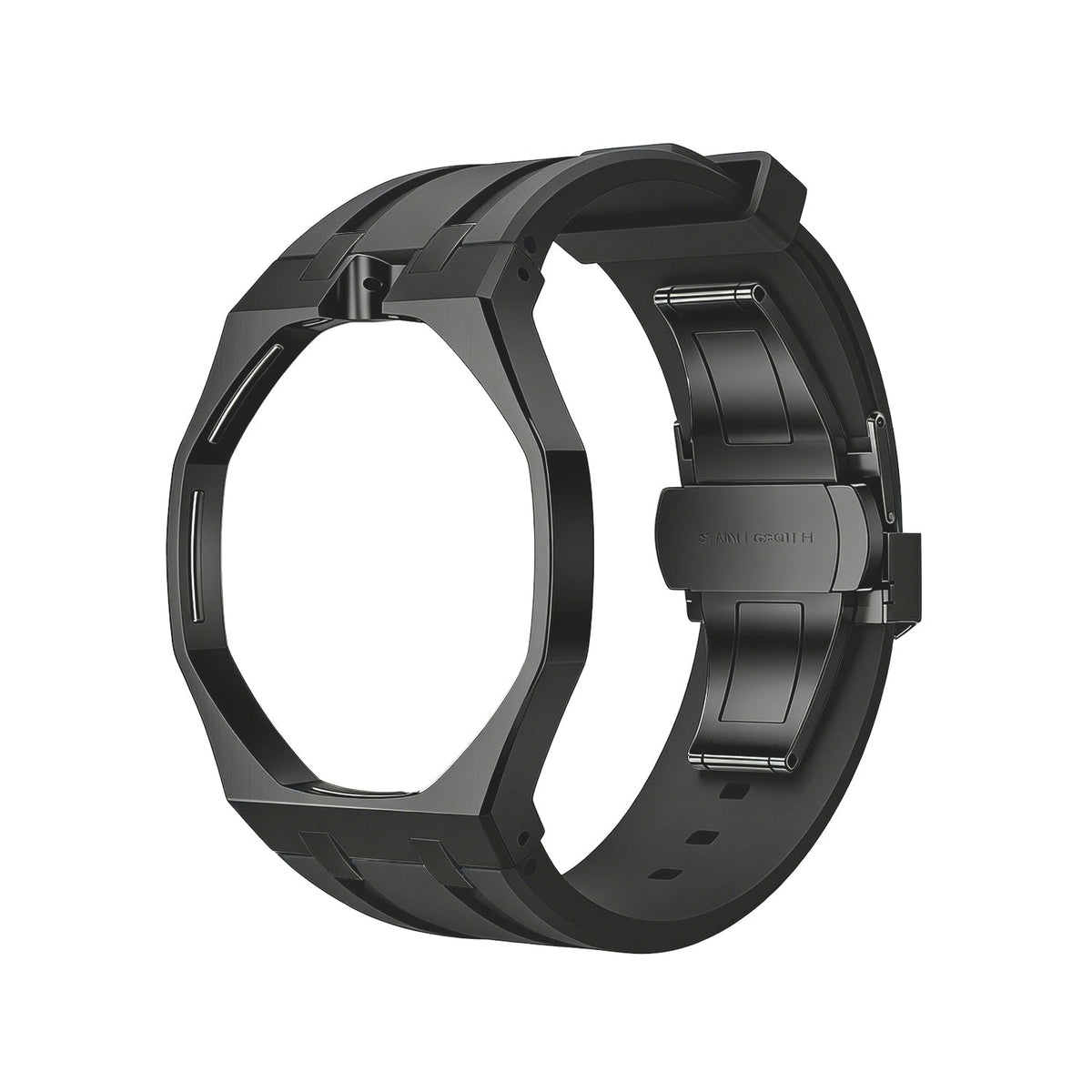 [Legend]OAK POP BLACK STEEL CASE & SILICONE STRAP