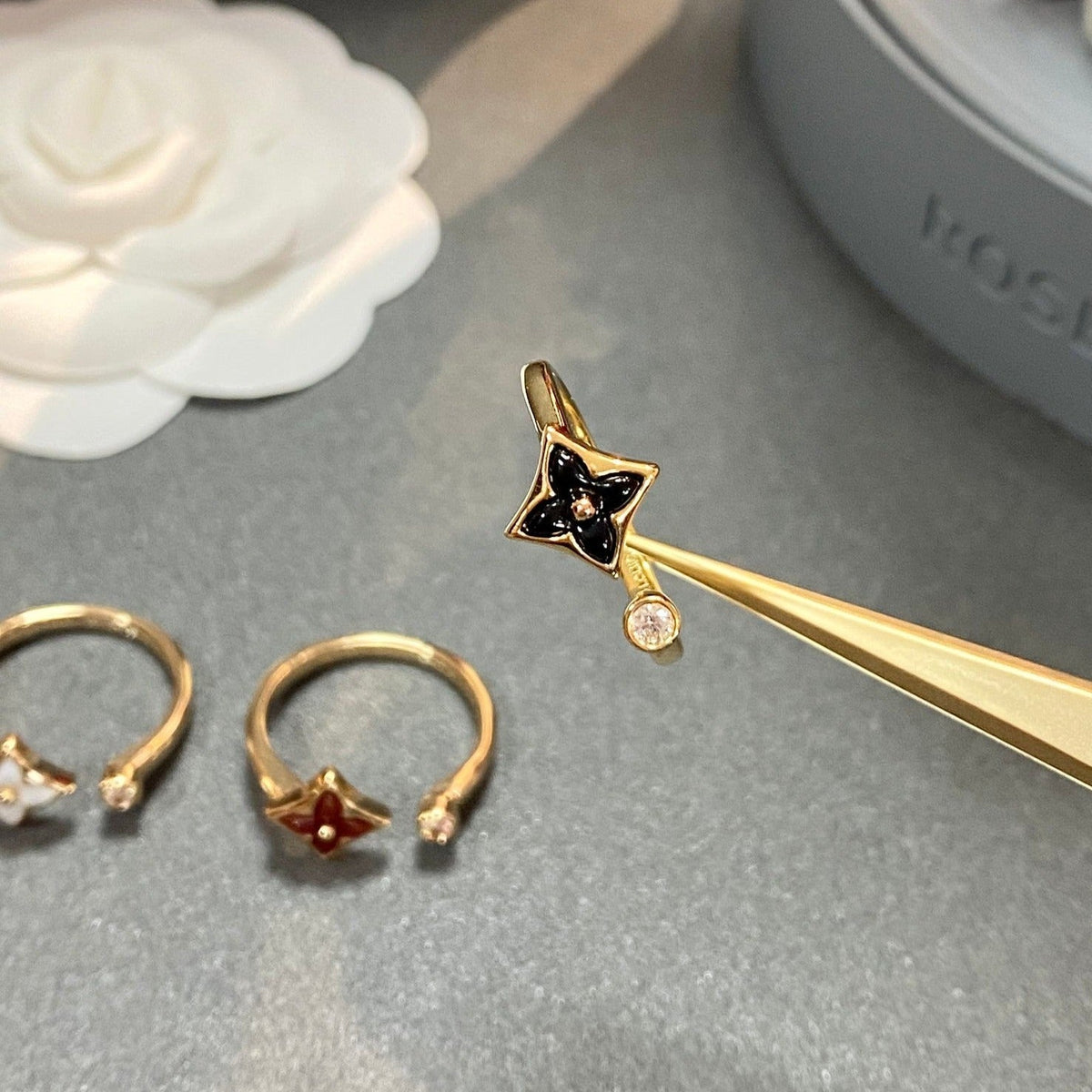 [Legend]STAR 1 DIAMOND OPEN RING