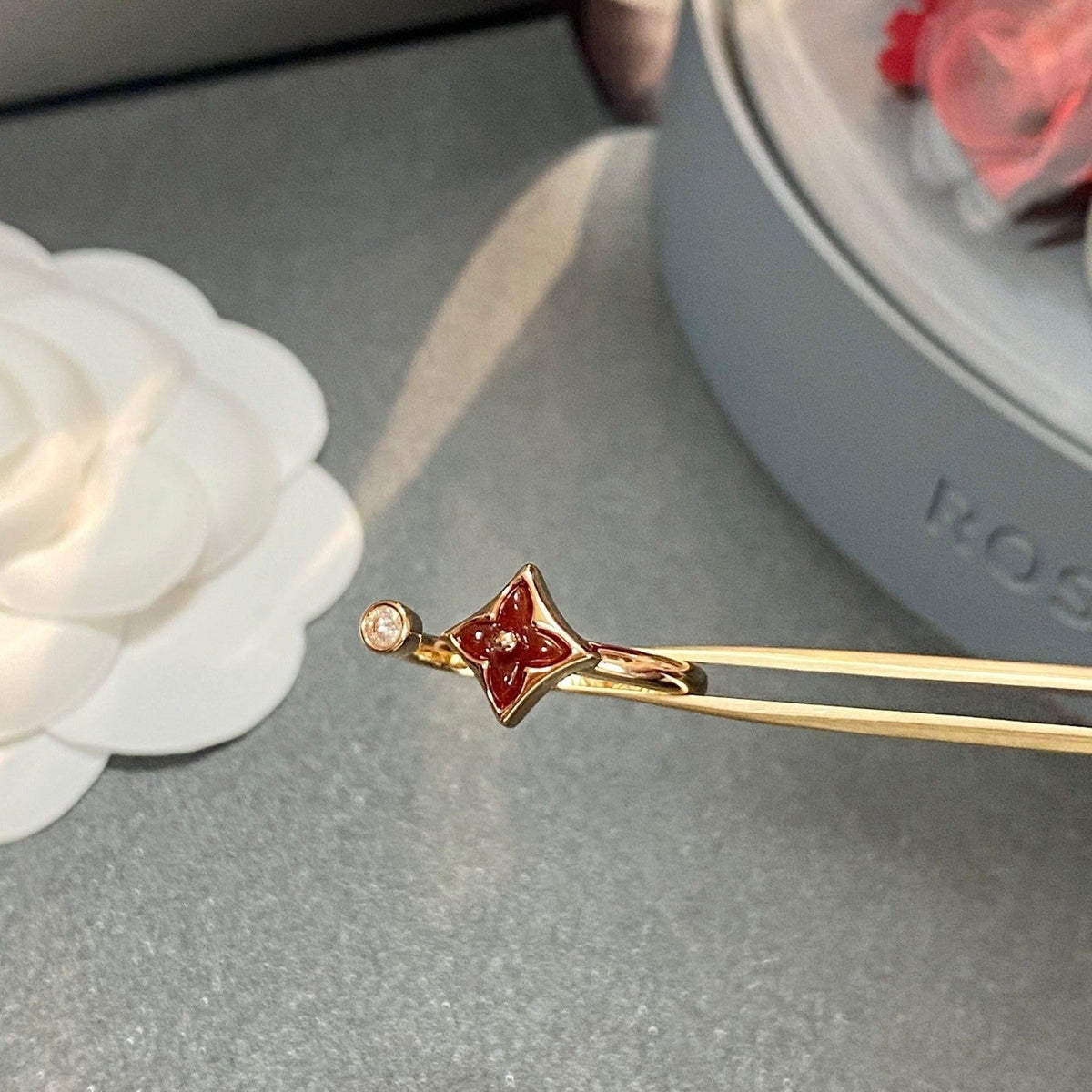 [Legend]STAR 1 DIAMOND OPEN RING