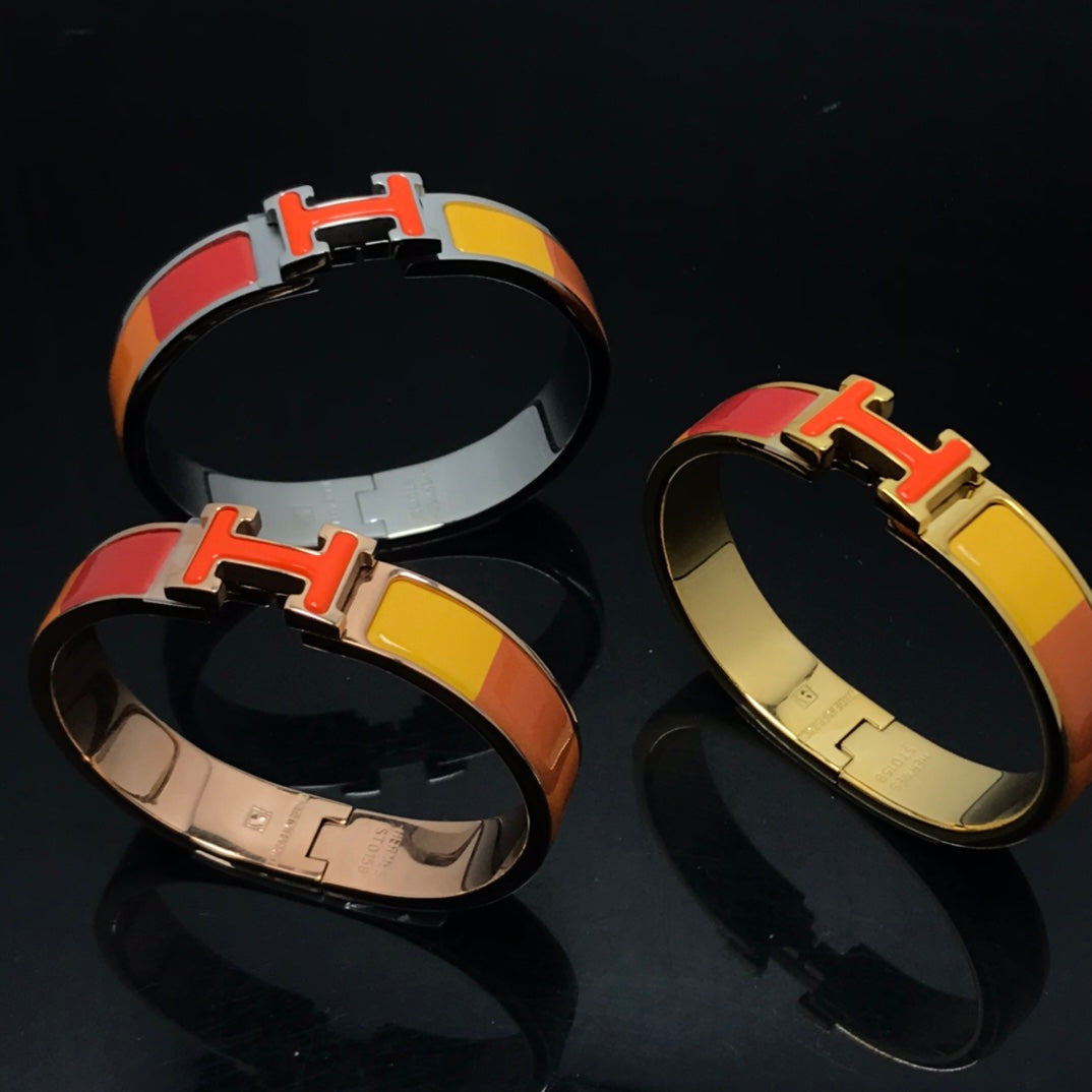 [Legend]H BRACELET ORANGE RAINBOW CERAMIC