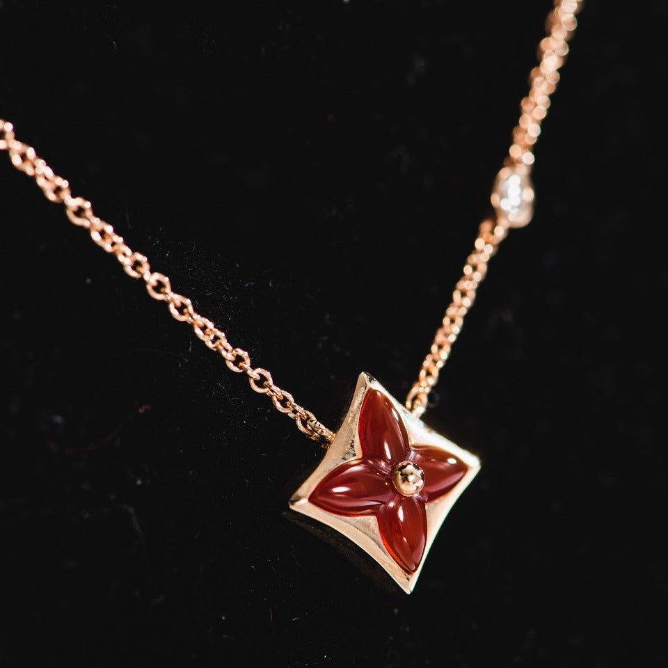 [Legend]STAR NECKLACE ROSE GOLD 1 DIAMOND
