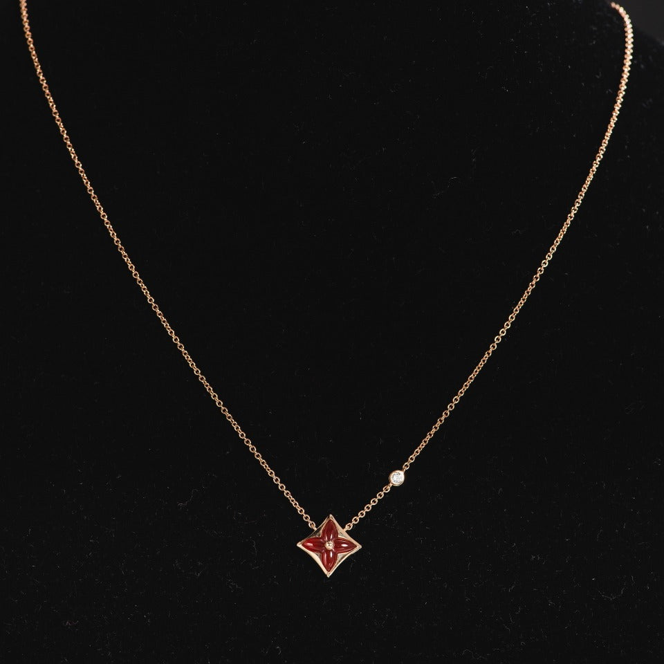 [Legend]STAR NECKLACE ROSE GOLD 1 DIAMOND