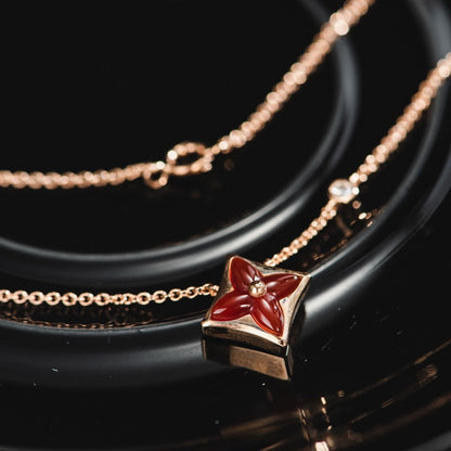 [Legend]STAR NECKLACE ROSE GOLD 1 DIAMOND