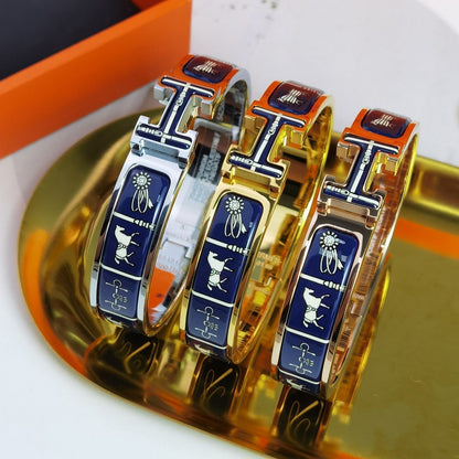 [Legend]H COUVERTURES DARK BLUE BRACELET