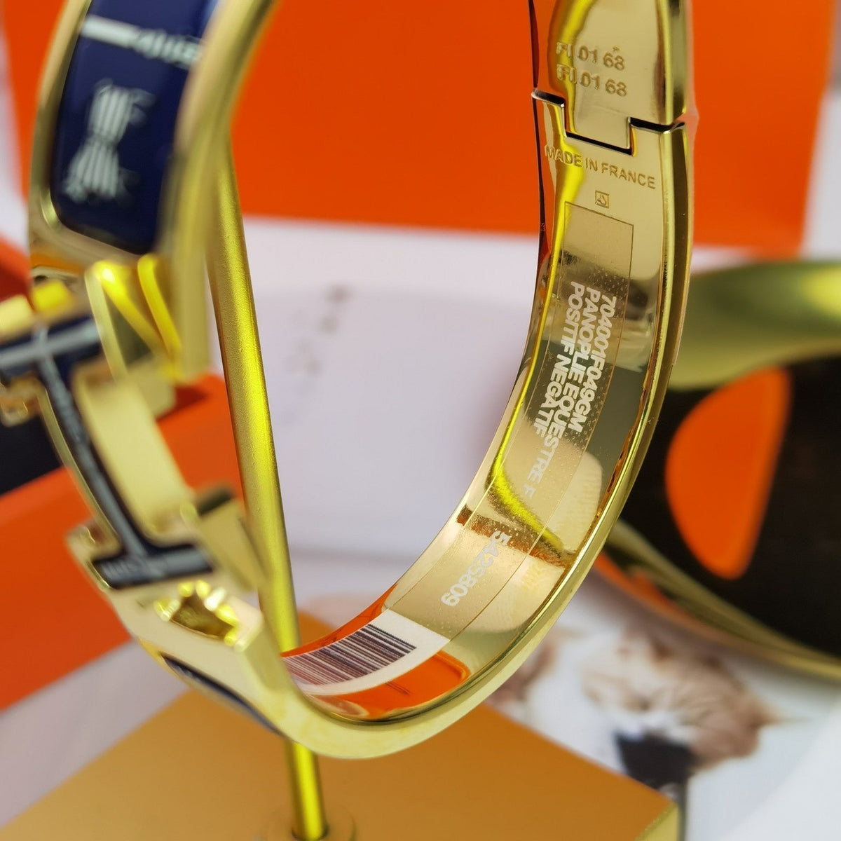 [Legend]H COUVERTURES DARK BLUE BRACELET
