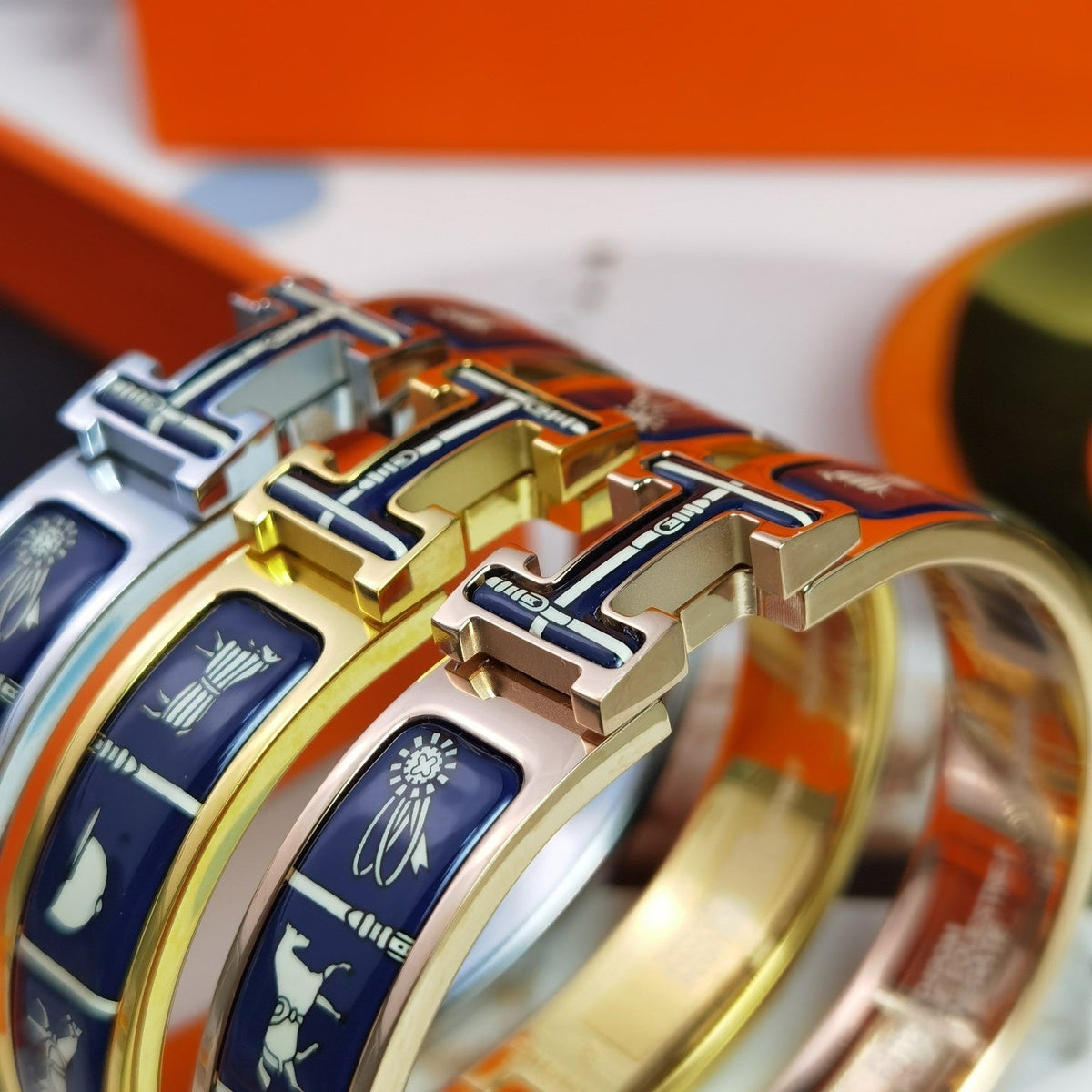 [Legend]H COUVERTURES DARK BLUE BRACELET