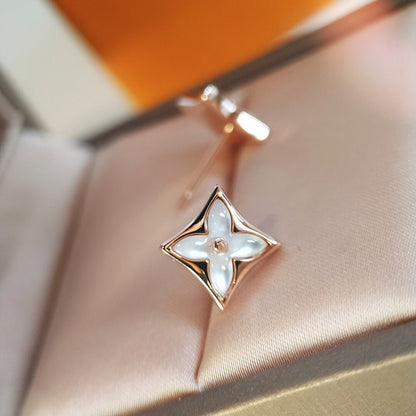 [Legend]STAR MOP ROSE GOLD EARRINGS