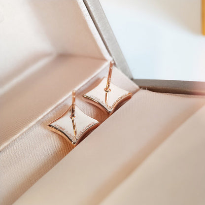 [Legend]STAR MOP ROSE GOLD EARRINGS