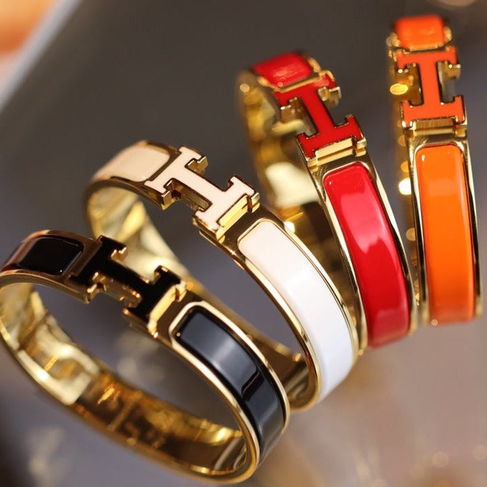 [Legend]H BRACELET 12MM GOLD