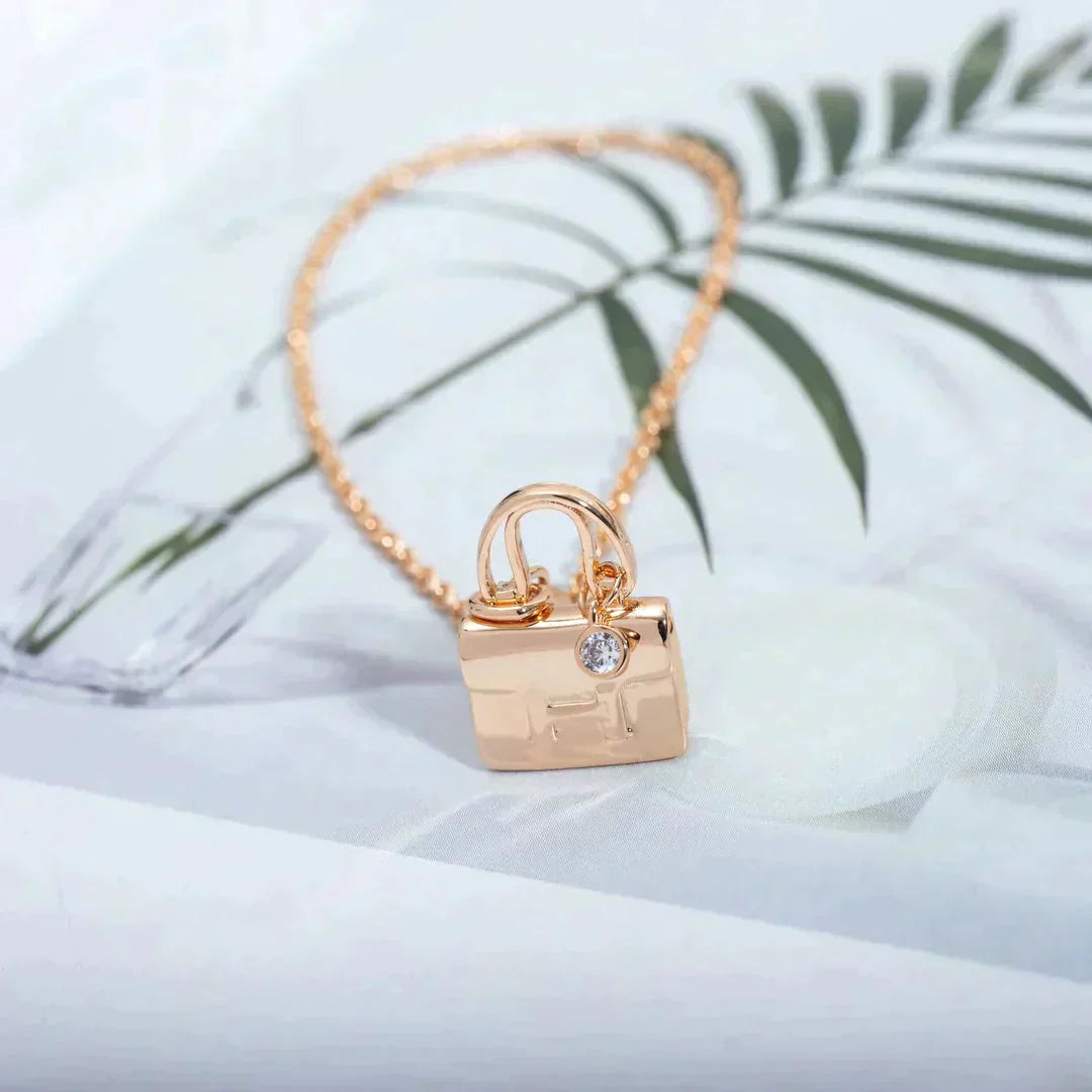 [Legend]AMULETTE PEDANT ROSE GOLD NECKLACE