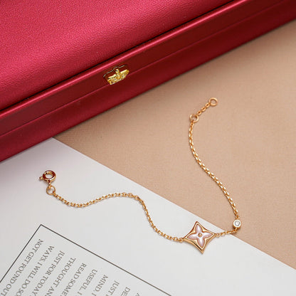 [Legend]STAR 1 DIAMOND ROSE GOLD BRACELET