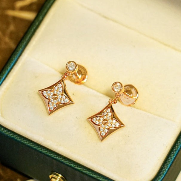 [Legend]STAR DIAMONDS EARRINGS GOLD