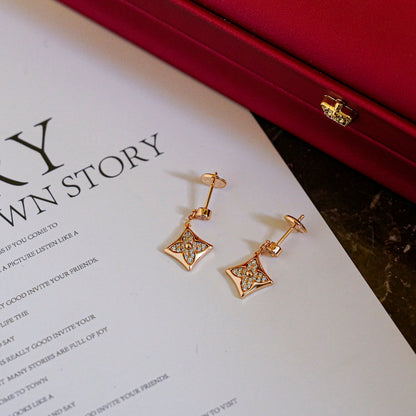[Legend]STAR DIAMONDS EARRINGS GOLD