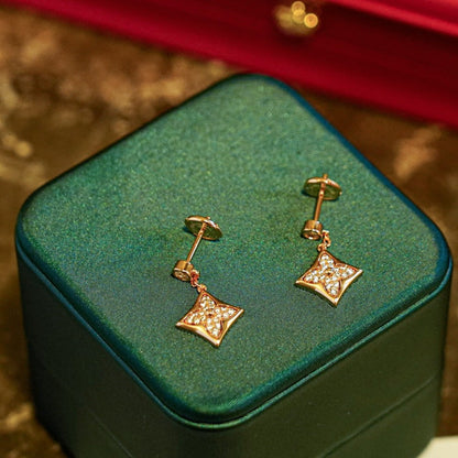 [Legend]STAR DIAMONDS EARRINGS GOLD