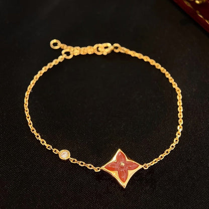 [Legend]COLOR STAR CARNELIAN ROSE GOLD DIAMOND BRACELET