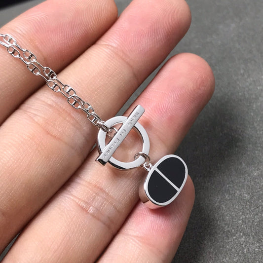 [Legend]CHAINE VERSO BLACK CERAMIC  NECKLACE