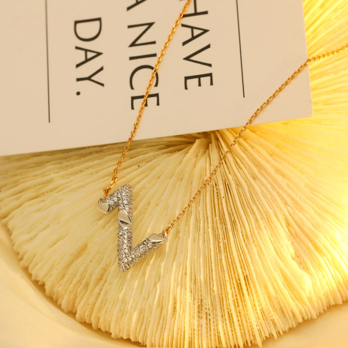 [Legend]VOLT SILVER DIAMOND PEDANT NECKLACE