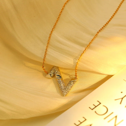 [Legend]VOLT SILVER DIAMOND PEDANT NECKLACE