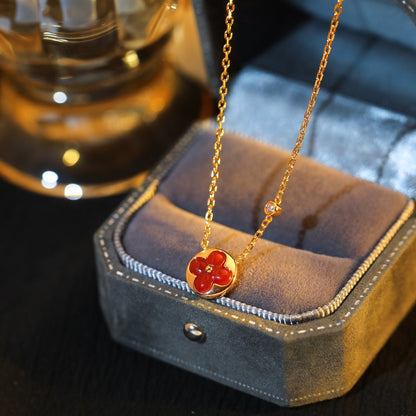[Legend]SUN PEDANT ROSE GOLD 1 DIAMOND NECKLACE