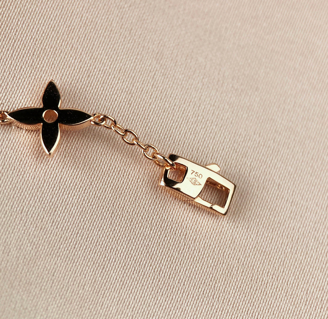 [Legend]STAR AND SUN 7 MOTIFS GOLD BRACELET