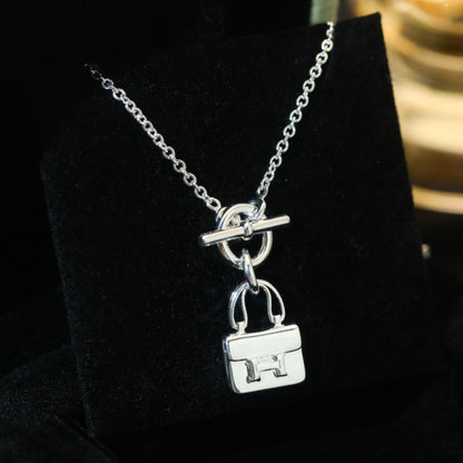 [Legend]POP H PEDANT SILVER NECKLACE