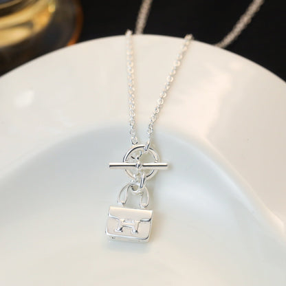 [Legend]POP H PEDANT SILVER NECKLACE