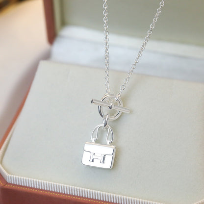 [Legend]POP H PEDANT SILVER NECKLACE