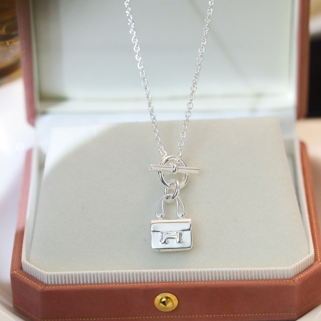 [Legend]POP H PEDANT SILVER NECKLACE
