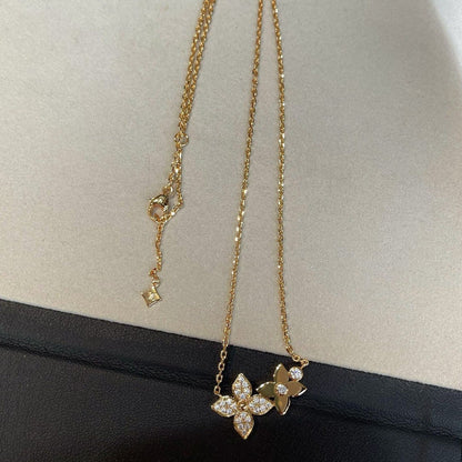 [Legend]STAR BLOSSOM NECKLACE ROSE GOLD DIAMONDS