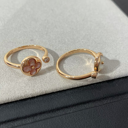 [Legend]SUN 1 DIAMOND PINK MOP RING