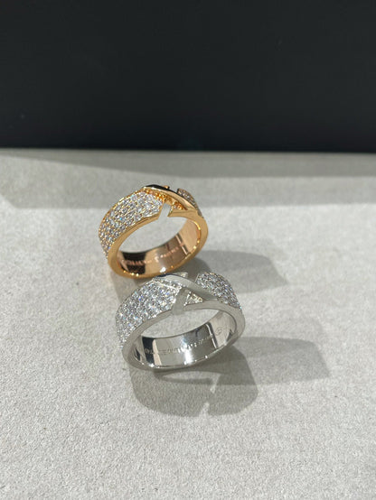 [Legend]LIENS EVIDENCE  DIAMOND PAVED RING
