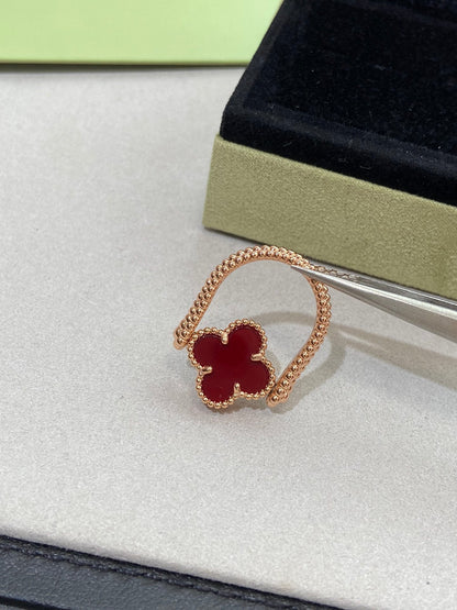 [Legend]LUCKY CLOVER GOLD REVERSIBLE RING