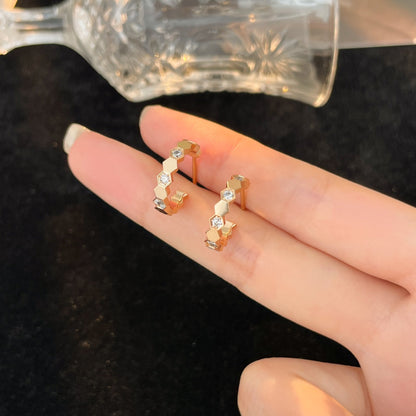 [Legend]BEE LOVE DIAMOND HOOP EARRINGS