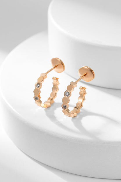 [Legend]BEE LOVE DIAMOND HOOP EARRINGS