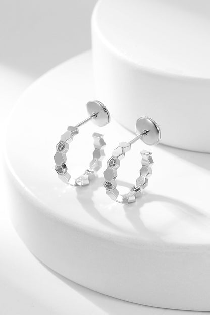 [Legend]BEE LOVE DIAMOND HOOP EARRINGS