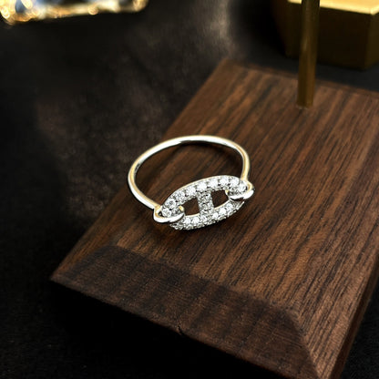 [Legend]RONDE SMALL SILVER DIAMOND RING