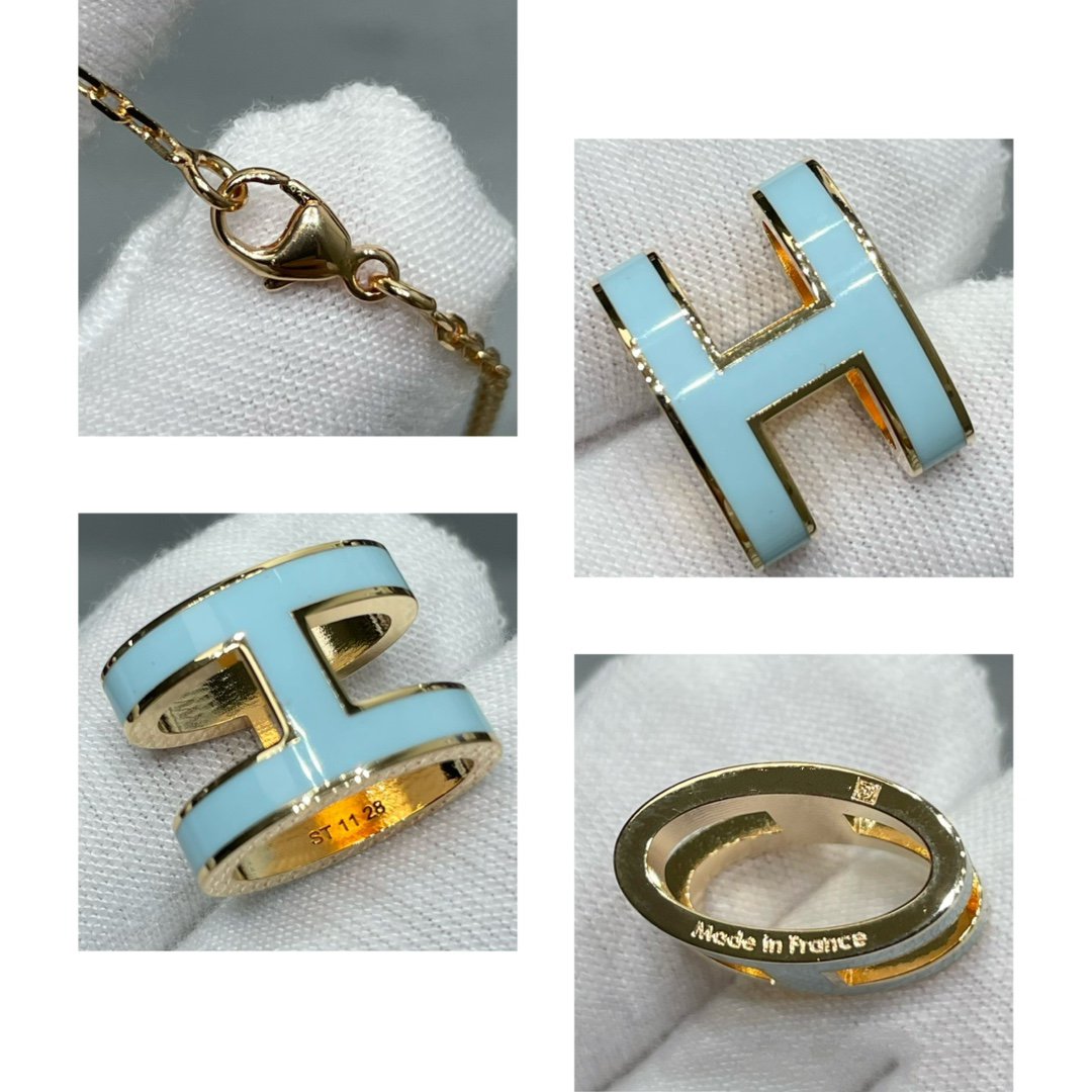 [Legend]POP H SKY BLUE NECKLACE
