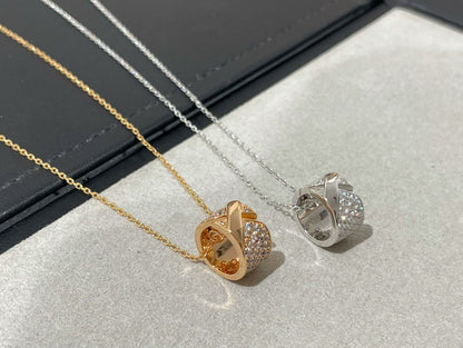 [Legend]LIENS EVIDENCE DIAMOND PAVED NECKLACE
