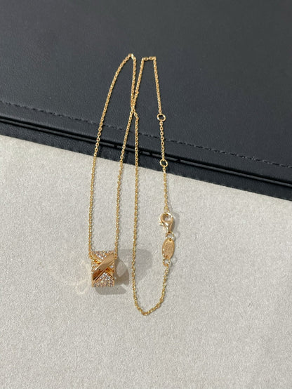 [Legend]LIENS EVIDENCE DIAMOND PAVED NECKLACE