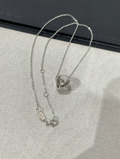 [Legend]LIENS EVIDENCE DIAMOND PAVED NECKLACE