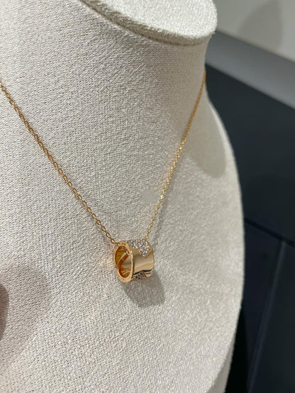[Legend]LIENS EVIDENCE DIAMOND PAVED NECKLACE