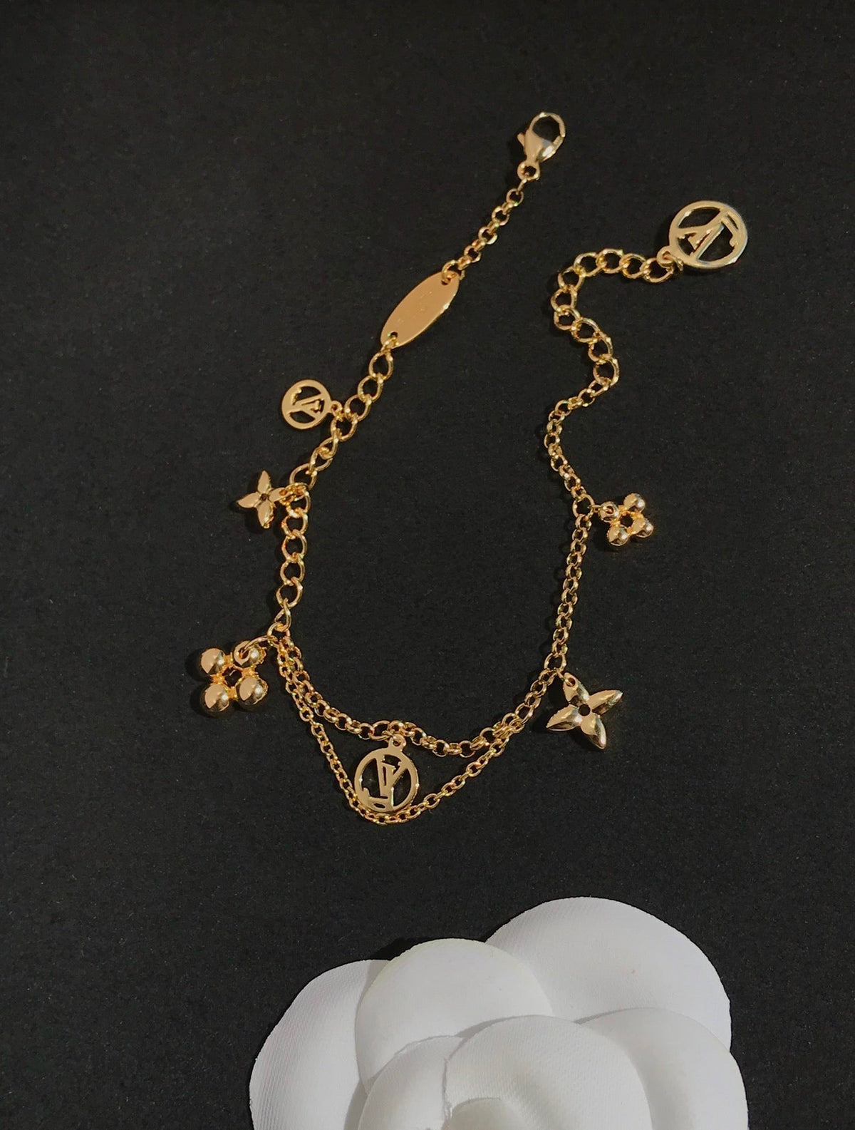 [Legend]BLOOMING ROSE GOLD MOP BRACELET