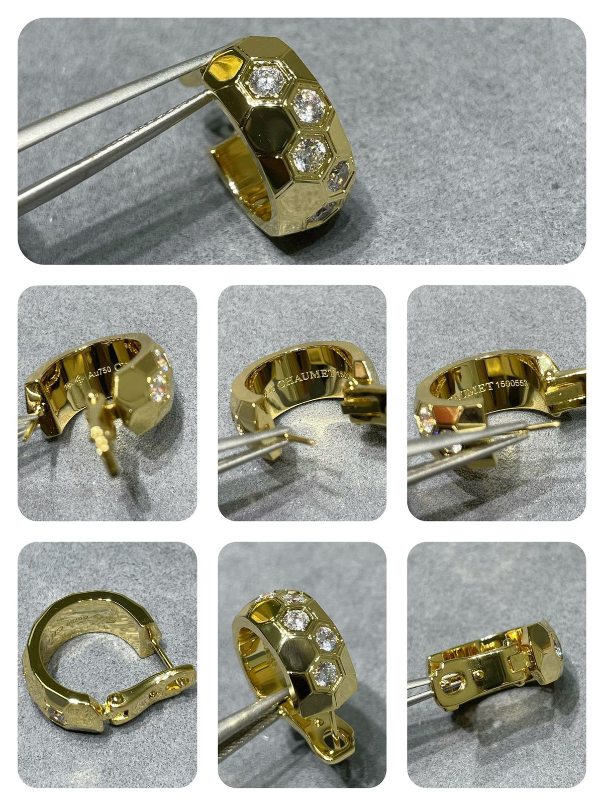 [Legend]BEE LOVE DIAMOND HOOP EARRINGS