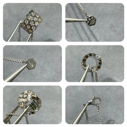 [Legend]BEE LOVE DIAMOND PAVED 3 ROW NECKLACE