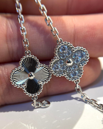 [Legend]LUCKY CLOVER 5-MOTIF BRACELET - LASER COLLECTION